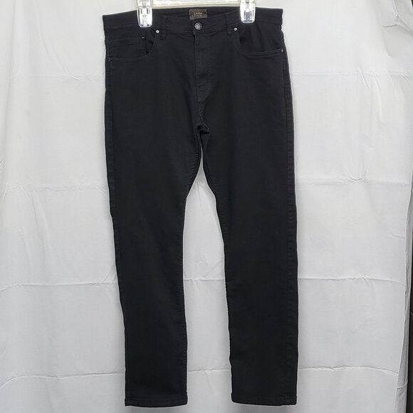 Jachs New York Mens Jeans 36 X 32 Stretch Straight Leg Black - Picture 1 of 16